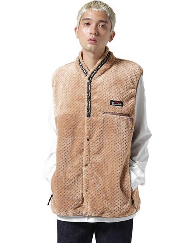 Manastash Thermal Fleece Vest - Brown