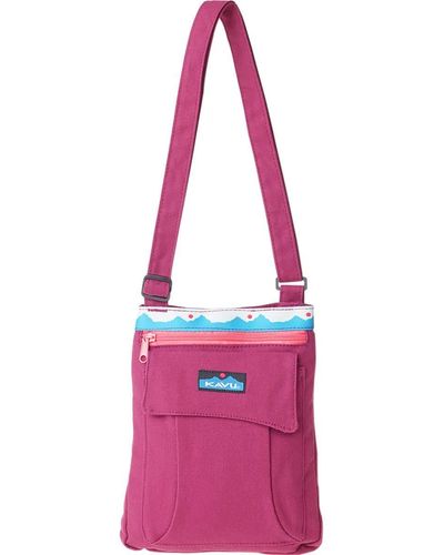 Kavu Keeper Cross Body Bag - Pink