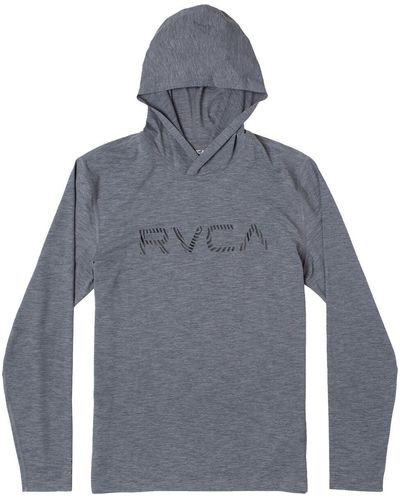 RVCA Surf Shirt Print Hoodie - Blue