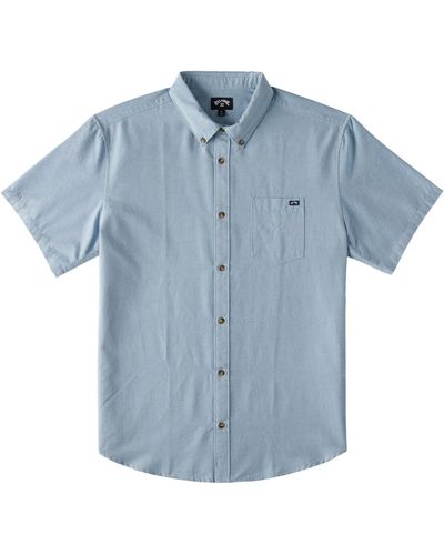Billabong All Day Short-Sleeve Shirt - Blue