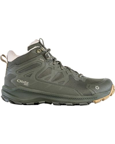 Obōz Katabatic Mid B-Dry Hiking Boot - Gray