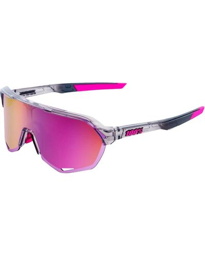 100% S2 Sunglasses Polished Translucent - Pink