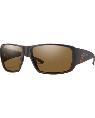 Smith Guide'S Choice Sunglasses Matte Tortoise/Chromapop Polarized - Brown