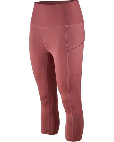 Patagonia Pack Out Lightweight Crop Tight - Red