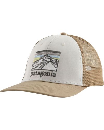 Patagonia Line Logo Ridge Lopro Trucker Hat - Gray
