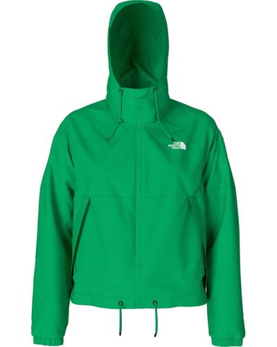 The North Face Antora Rain Hooded Jacket - Green