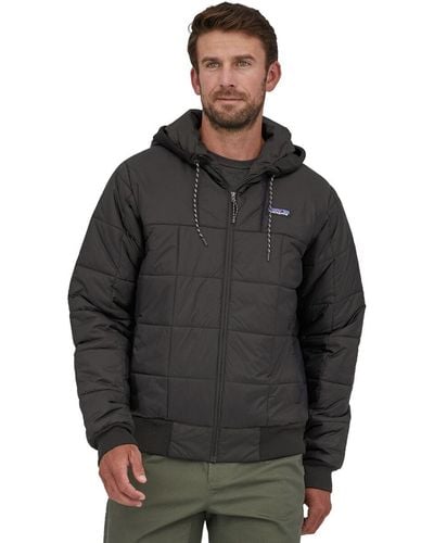 Patagonia Box Quilted Hooded Jacket - Black