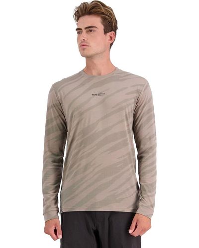 Mons Royale Icon Long-Sleeve Top - Gray