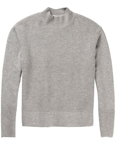 FALKE Chunky Mock Sweater - Gray