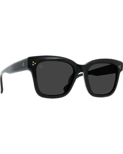 Raen Breya Polarized Sunglasses Recycled/Smoke Polarized - Black