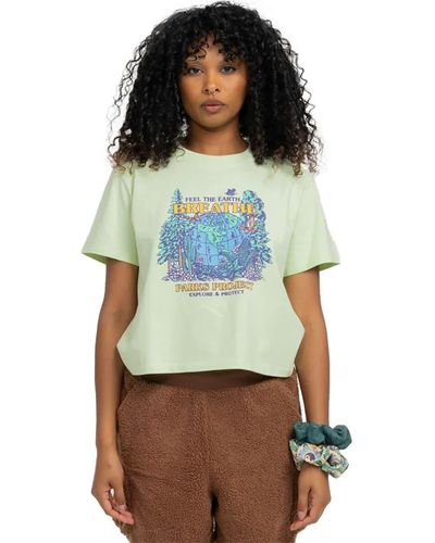 Parks Project Feel The Earth Breathe Boxy T-Shirt - Blue