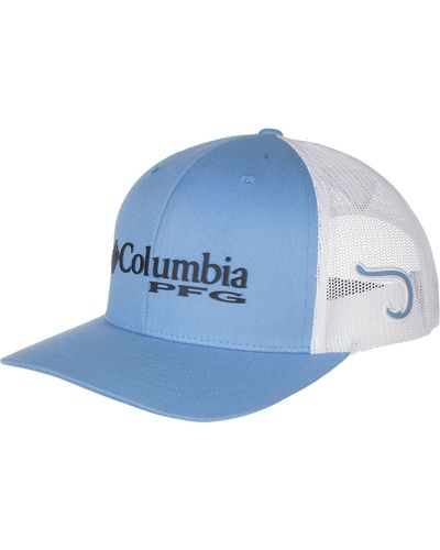 Columbia Pfg Mesh Snap Back Ball Cap - Blue