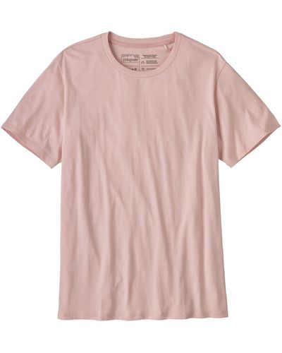 Patagonia Organic Certified Cotton Lw T-Shirt Whisker - Pink