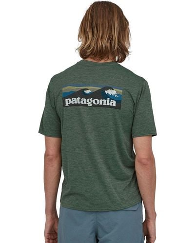 Patagonia Capilene Cool Daily Graphic Short-sleeve Shirt - Green