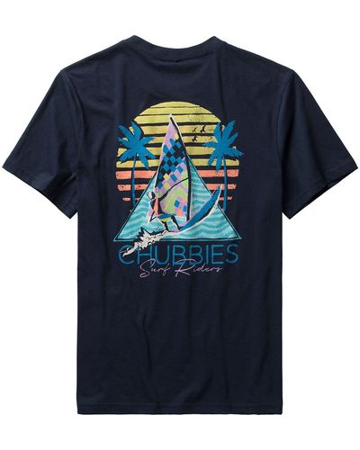 Chubbies The Main Sail T-shirt - Blue