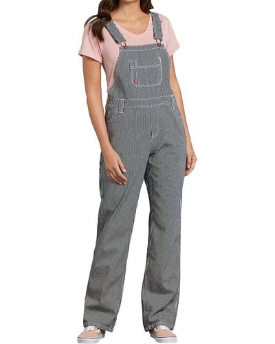 Dickies Bib Relaxed Straight Overall - Gray