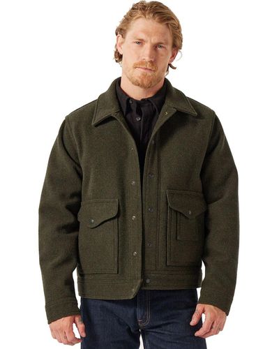 Filson Mackinaw Wool Work Jacket - Green