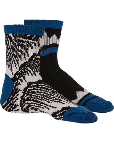 Parks Project Acadia Waves Hiking Sock - Blue