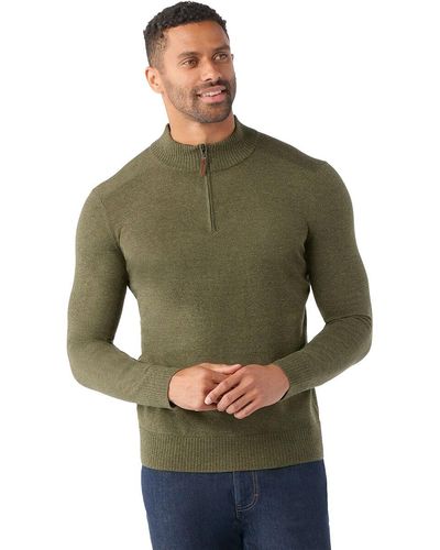 Smartwool Sparwood 1/2-Zip Sweater - Green