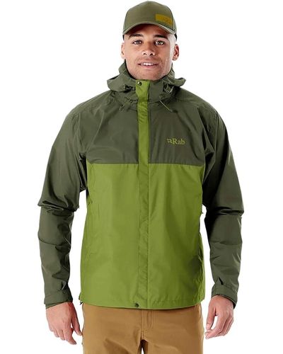 Rab Downpour Eco Jacket - Green
