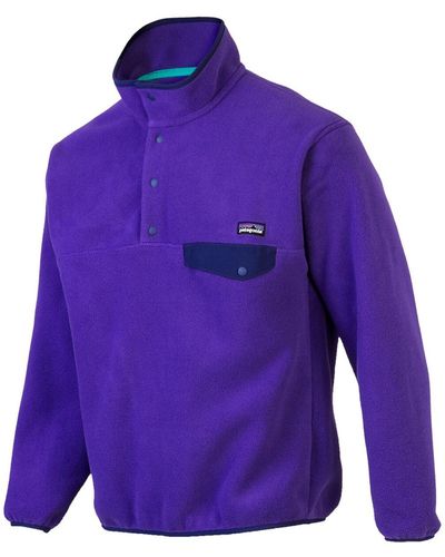 Patagonia Synchilla Snap-T Fleece Pullover - Purple