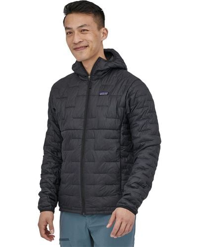 Patagonia Micro Puff Hooded Insulated Jacket - Black