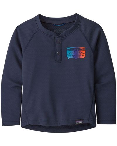 Patagonia Capilene Midweight Henley - Blue