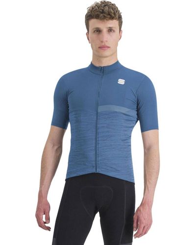 Sportful Giara Short-Sleeve Jersey - Blue
