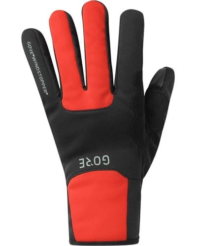Gore Wear Windstopper Thermo Glove - Red