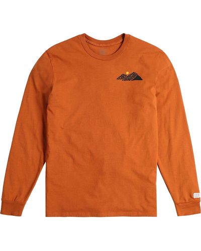 Topo Rugged Peaks Long-Sleeve Shirt - Orange