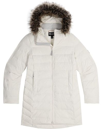 Outdoor Research Coze Lux Down Parka - White