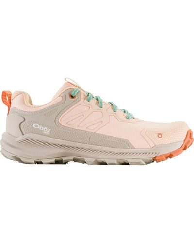 Obōz Katabatic Low B-Dry Hiking Shoe - Pink