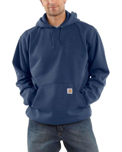 Carhartt Midweight Pullover Hooded Sweatshirt - Blue