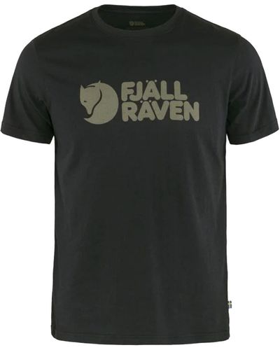 Fjallraven Logo T-Shirt - Black