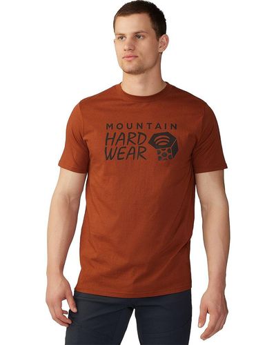 Mountain Hardwear Mhw Logo Short-Sleeve T-Shirt - Red