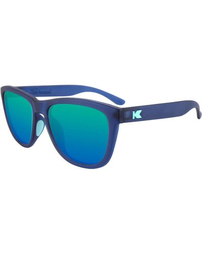 Knockaround Premiums Sport Polarized Sunglasses Rubberized/Mint - Blue