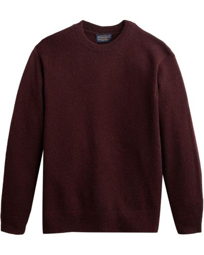 Pendleton Shetland Crew Sweater - Purple