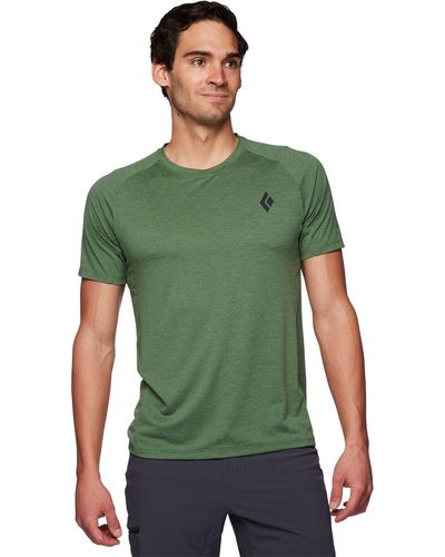 Black Diamond Diamond Lightwire Short-Sleeve Tech T-Shirt - Green