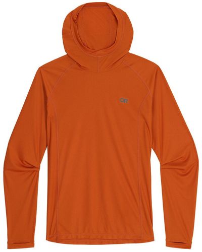 Outdoor Research Echo Hooded Long-Sleeve Shirt - Orange