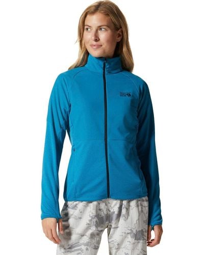 Mountain Hardwear Stratus Range Full-Zip Jacket - Blue