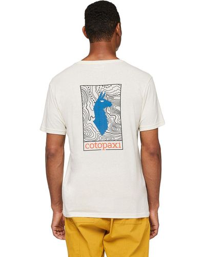 COTOPAXI Llama Map Organic T-Shirt - White