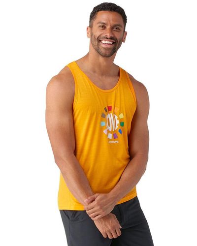 Smartwool Active Ultralite Pride Graphic Tank Top - Orange