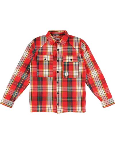 Topo Mountain Shirt Jacket - Red