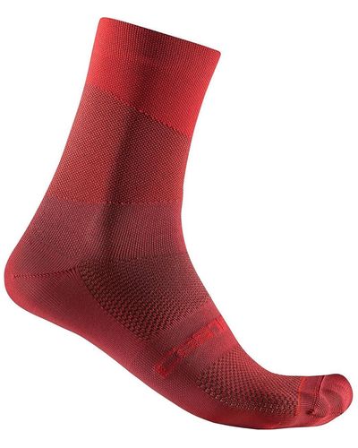 Castelli Orizzonte 15 Sock - Red