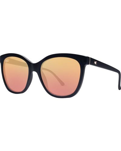Knockaround Deja Views Polarized Sunglasses Matte/Rose - Blue