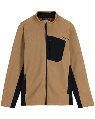 Spyder Bandit Full-Zip Sweater - Brown