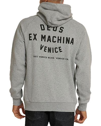 Deus Ex Machina Venice Address Hoodie - Gray