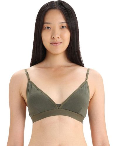 Icebreaker Siren Bra - Green