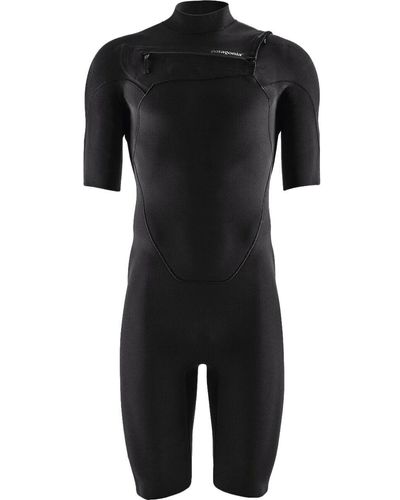 Patagonia R1 Lite Yulex Front-zip Spring Suit - Black