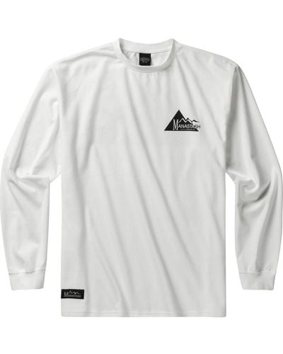 Manastash Rave Logo Long-sleeve T-shirt - Gray